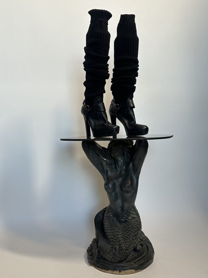 Prada 2005 knee sock heels