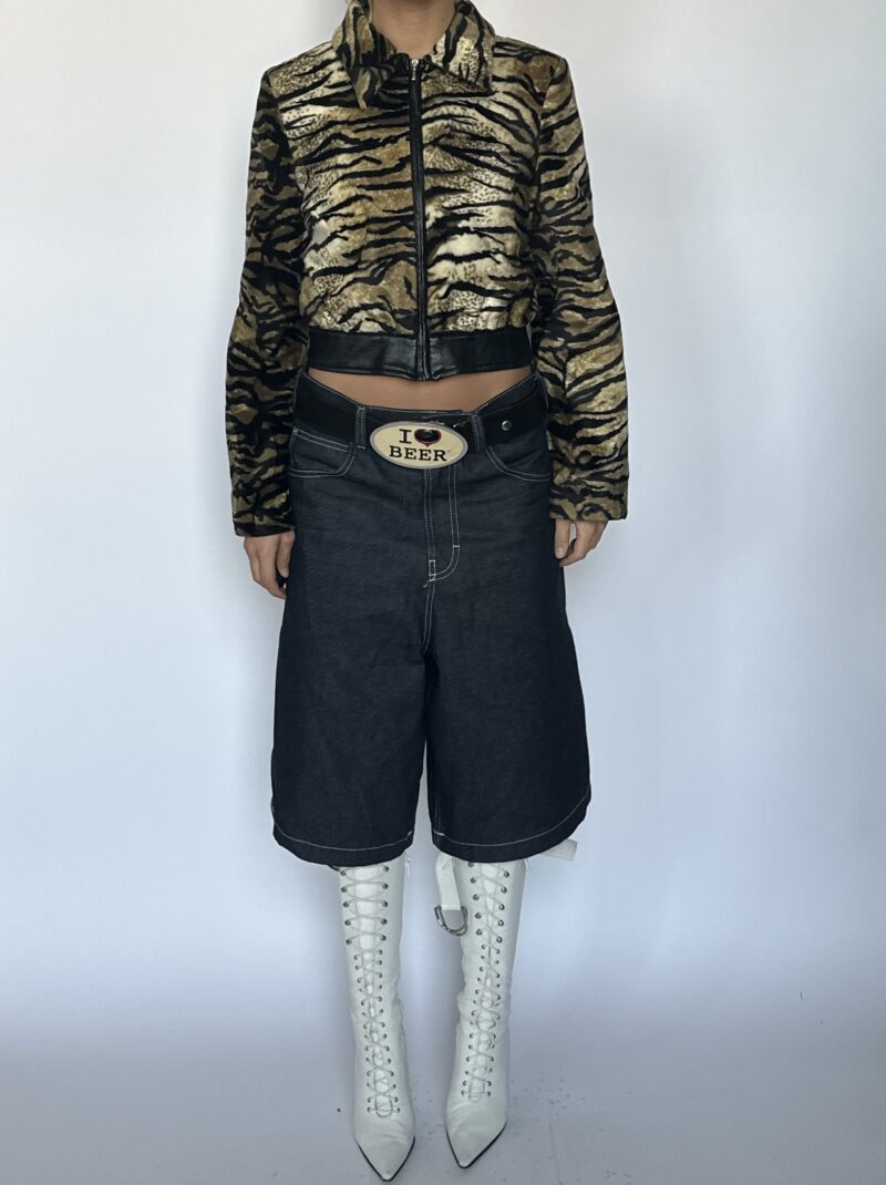 miss sixty 2007 tiger fleece jacket