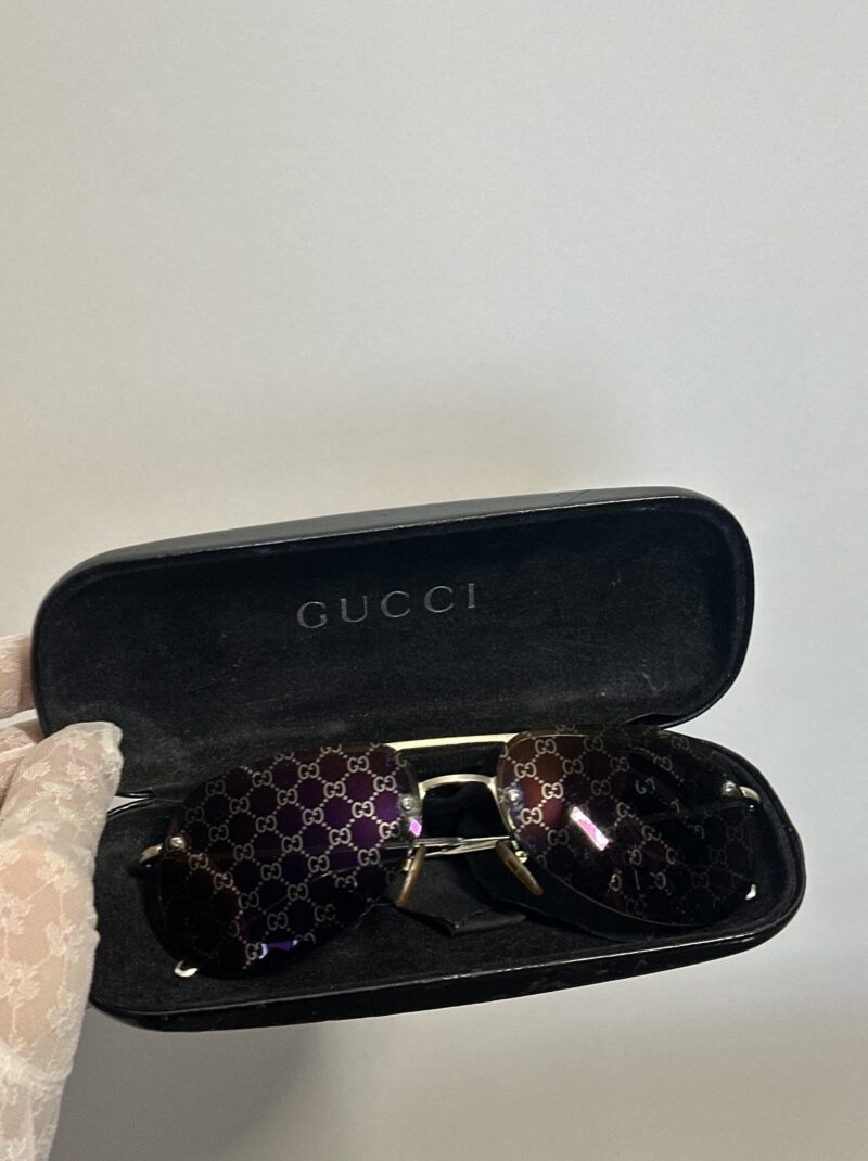 Gucci monogram sunglasses
